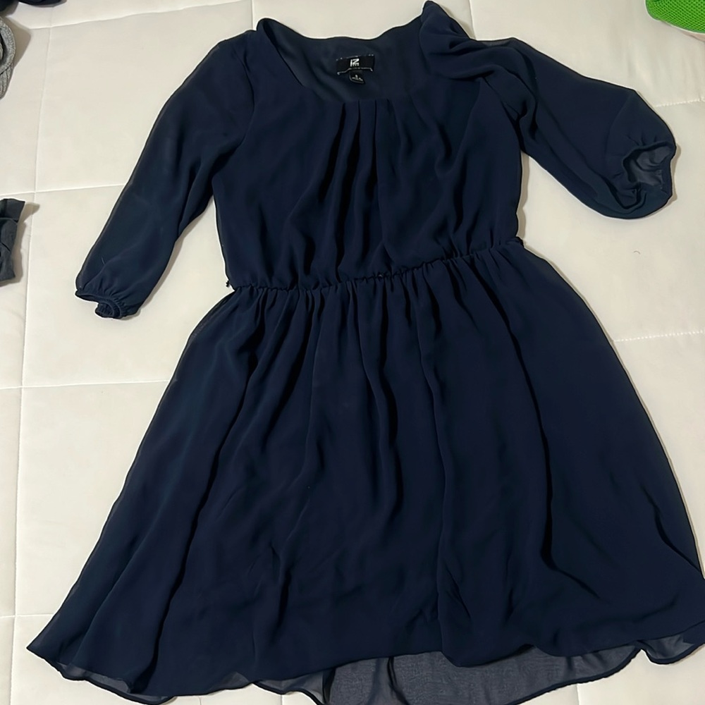 Iz Byer Navy Dress